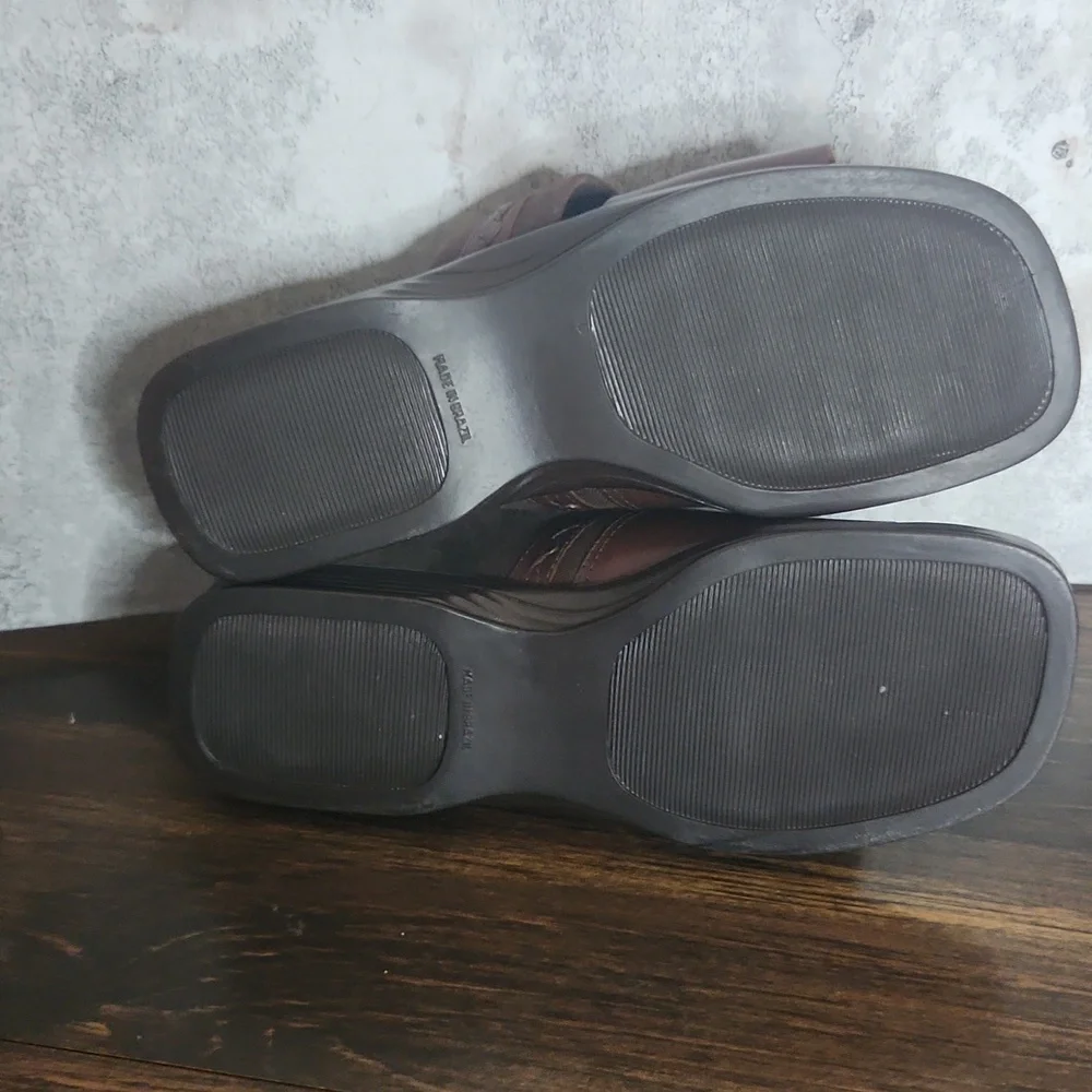 Romano Gina women’s slip on leather sandals size 7 - Picture 9 of 10